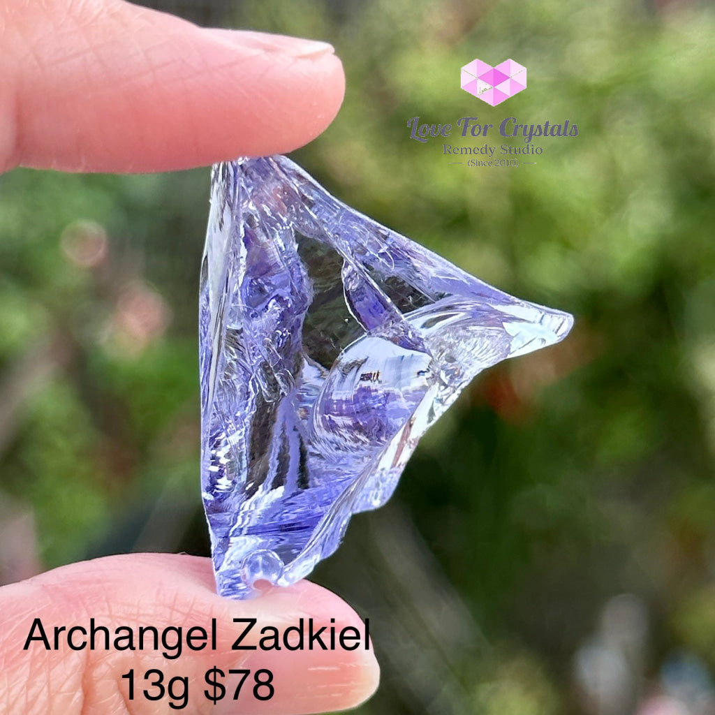 Amethyst Archangel Zadkiel Andara Crystal (High Vortex Mount Shasta) 13G Crystal
