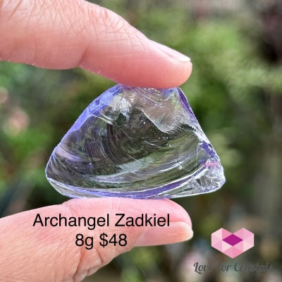 Amethyst Archangel Zadkiel Andara Crystal (High Vortex Mount Shasta) 8G Crystal