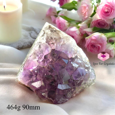 Amethyst Cluster Druse With Banded Agate Shell Base (Mountain-Shaped) Rare!!! (Brazil) 464G 90Mm