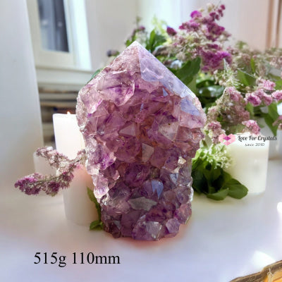 Amethyst Cluster Druse With Banded Agate Shell Base (Mountain-Shaped) Rare!!! (Brazil) 515G 110Mm