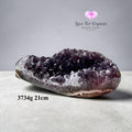 Amethyst Cluster in Agate (AAA Grade Premium) 3.7kgs - 3734g 21cm - Amethyst
