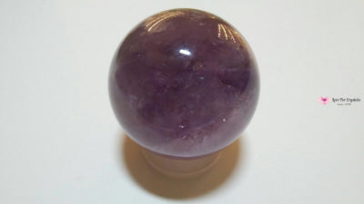 Amethyst Crystal Sphere (Aaa) Brazil Polished Stones