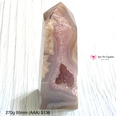 Amethyst Druzy Point (Brazil) 270G 95Mm (Aaa)