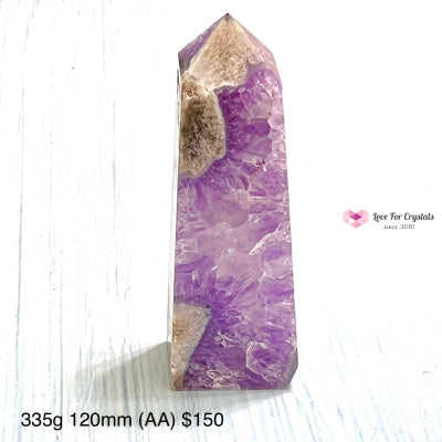 Amethyst Druzy Point (Brazil) 335G 120Mm (Aa)