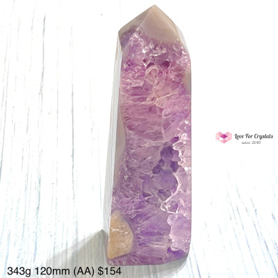 Amethyst Druzy Point (Brazil) 343G 120Mm (Aa)