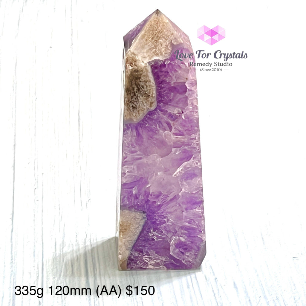Amethyst Druzy Point (Brazil) 335G 120Mm (Aa)