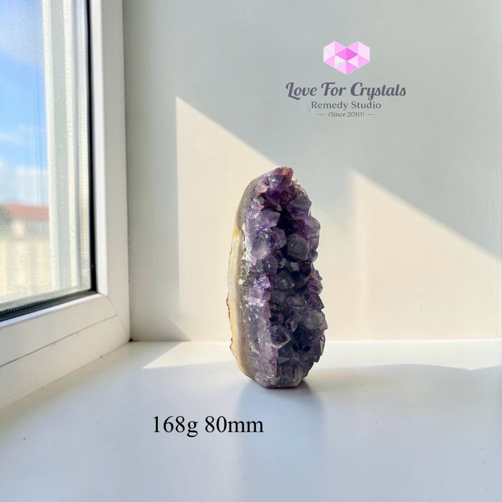 Amethyst Geode Druse Cluster (Success Anchor) - 168g 80mm - Amethyst