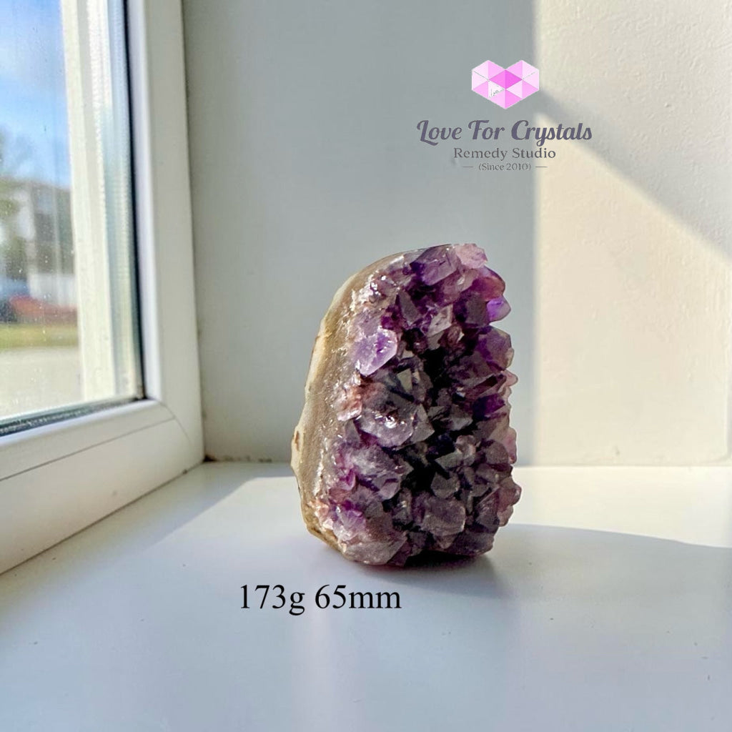 Amethyst Geode Druse Cluster (Success Anchor) - 173g 65mm - Amethyst