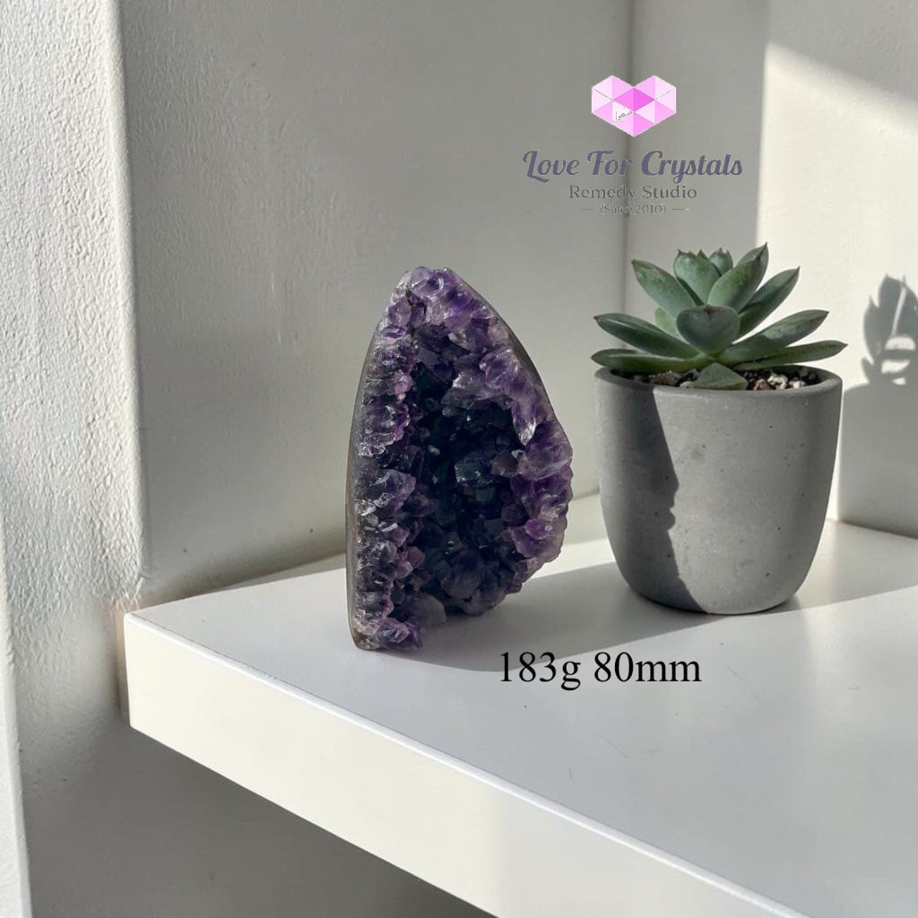 Amethyst Geode Druse (Success Anchor) - 183g 80mm - Amethyst