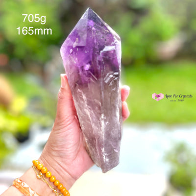 Amethyst Large Laser Wand (Brazil) 705G 165Mm Crystal Points
