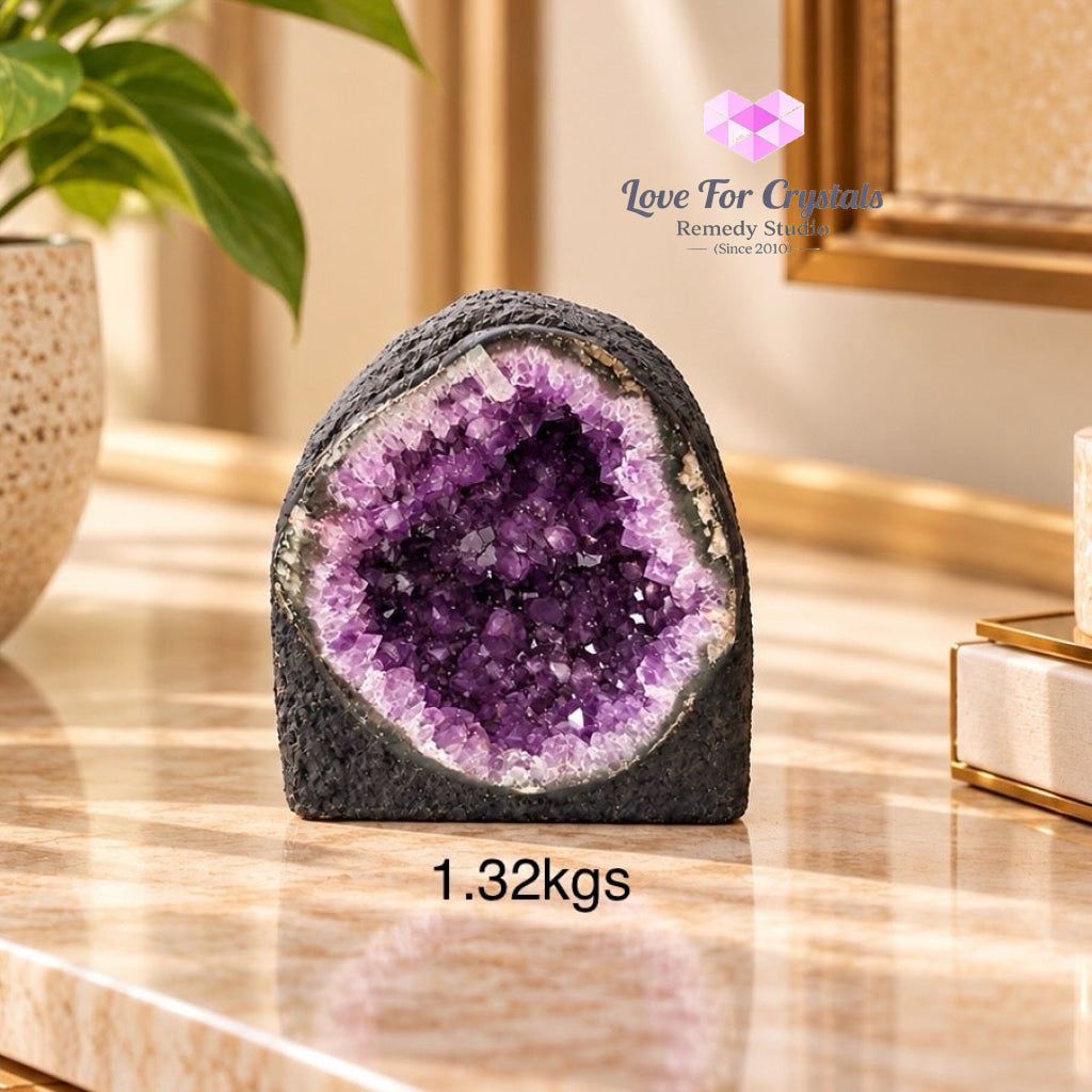 Amethyst Mini Cathedral Cave (Brazil) Success Anchor - 1.32kgs - Amethyst