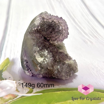 Amethyst Mini Geode Druse (Brazil) 149G 60Mm Raw Crystals