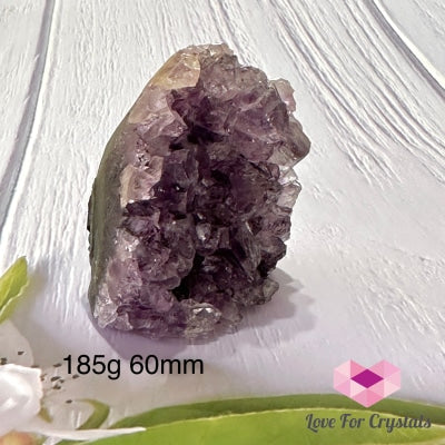 Amethyst Mini Geode Druse (Brazil) 185G 60Mm Raw Crystals