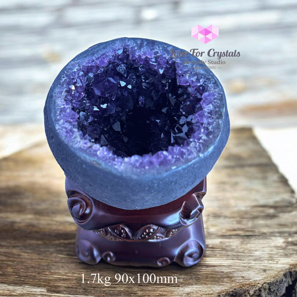 Amethyst Money Catcher Geode (Brazil) Encoded & Activated Amethyst