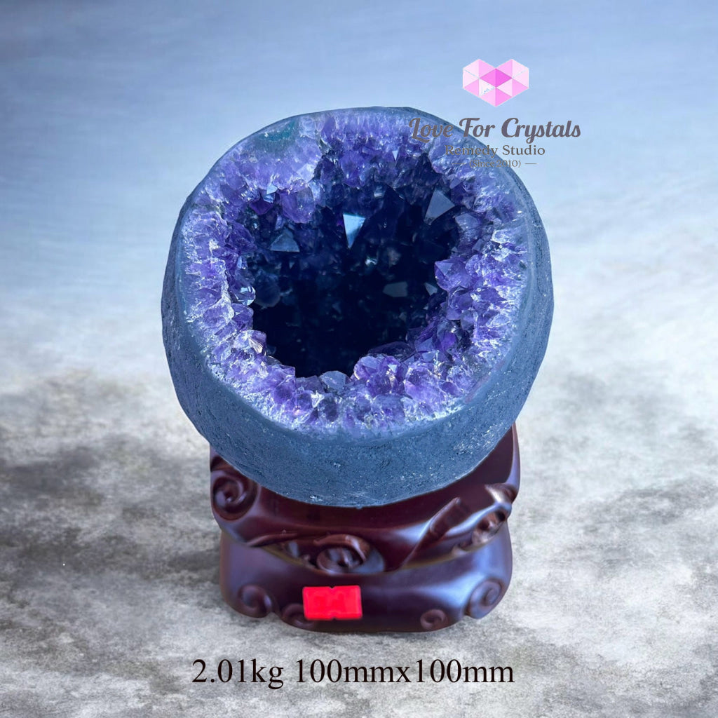 Amethyst Money Catcher Geode (Brazil) Encoded & Activated Amethyst