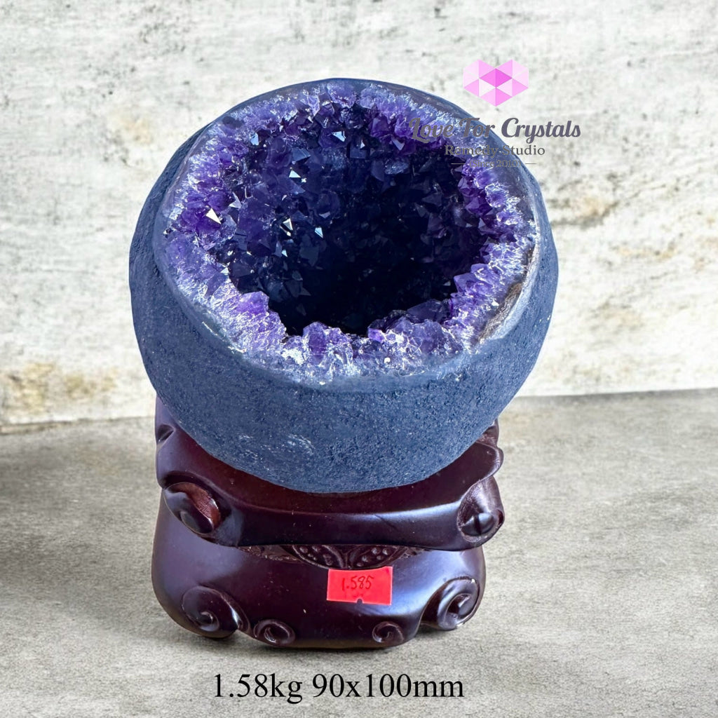 Amethyst Money Catcher Geode (Brazil) Encoded & Activated Amethyst
