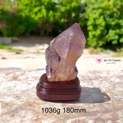 Amethyst Point- Success Anchor (Brazil) Pre-activated Encoded 1036g 180mm (slight chip on tip) Amethyst