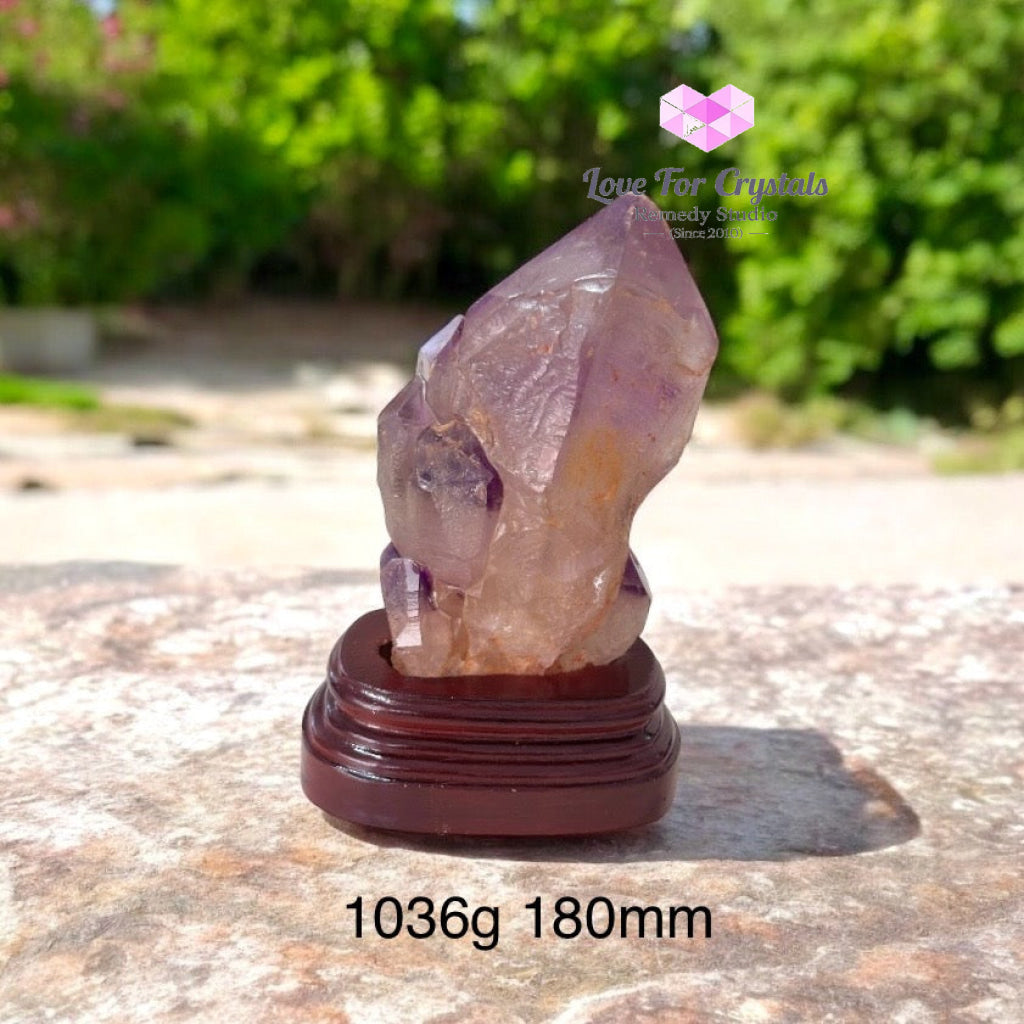 Amethyst Point- Success Anchor (Brazil) Pre-activated Encoded 1036g 180mm (slight chip on tip) Amethyst