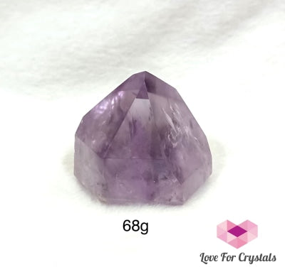 Amethyst Polished Points Aaaa Grade (Gem Quality) Brazil 68G 30Mm Stones