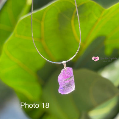 Amethyst Raw Pendant (Brazil) Silver Plated (20-45Mm) Photo 18 Pendants & Necklaces