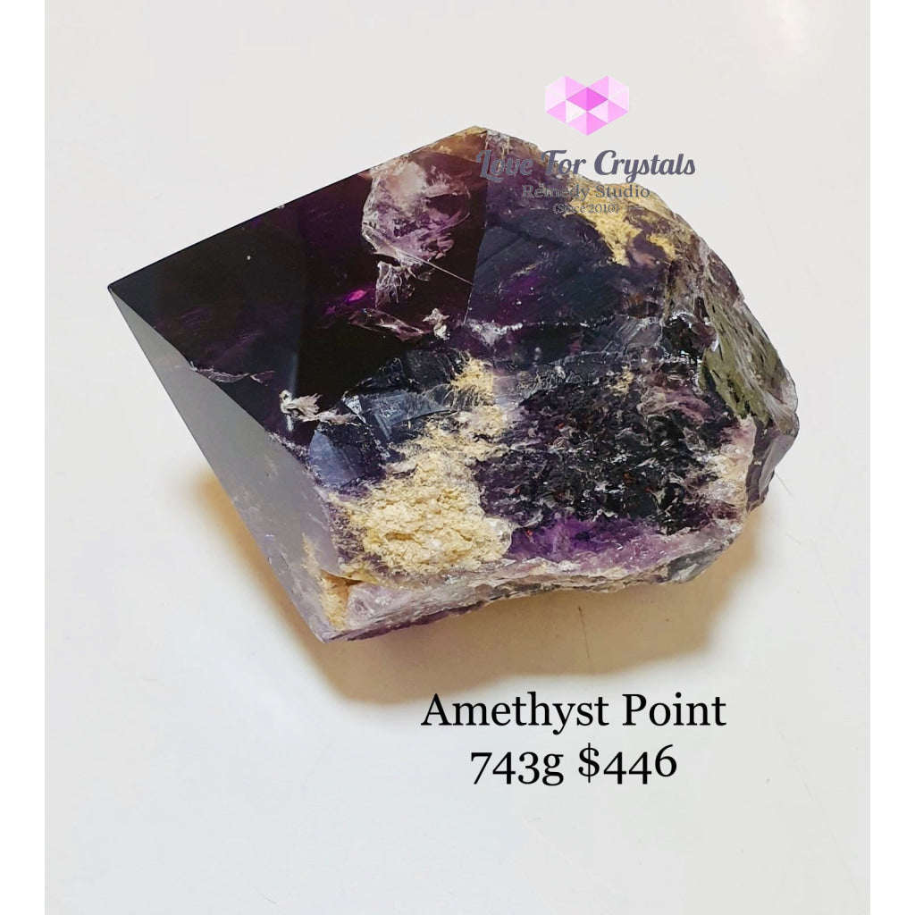 Amethyst Raw Point (Uruguay) 743G