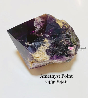 Amethyst Raw Point (Uruguay) 743G