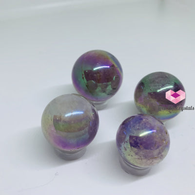 Angel Aura Rainbow Amethyst Sphere (Brazil) Quartz