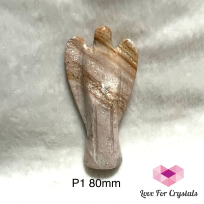 Angel Carved Crazy Lace Agate Photo 1 (80Mm)