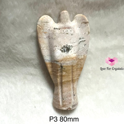 Angel Carved Crazy Lace Agate Photo 3 (80Mm)