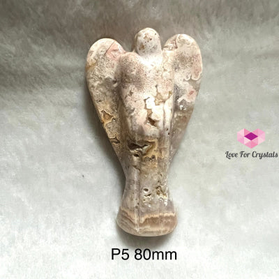 Angel Carved Crazy Lace Agate Photo 5 (80Mm)