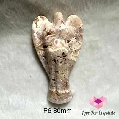Angel Carved Crazy Lace Agate Photo 6 (80Mm)