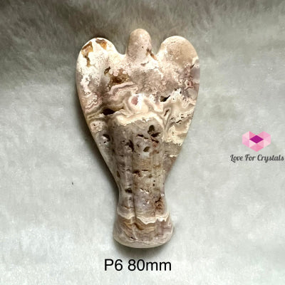 Angel Carved Crazy Lace Agate Photo 6 (80Mm)