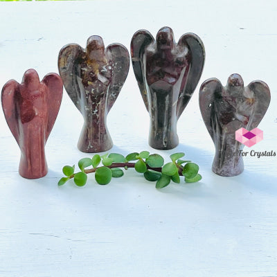 Angel Carved Red Jasper