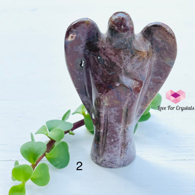 Angel Carved Red Jasper Photo 2 (75Mm)