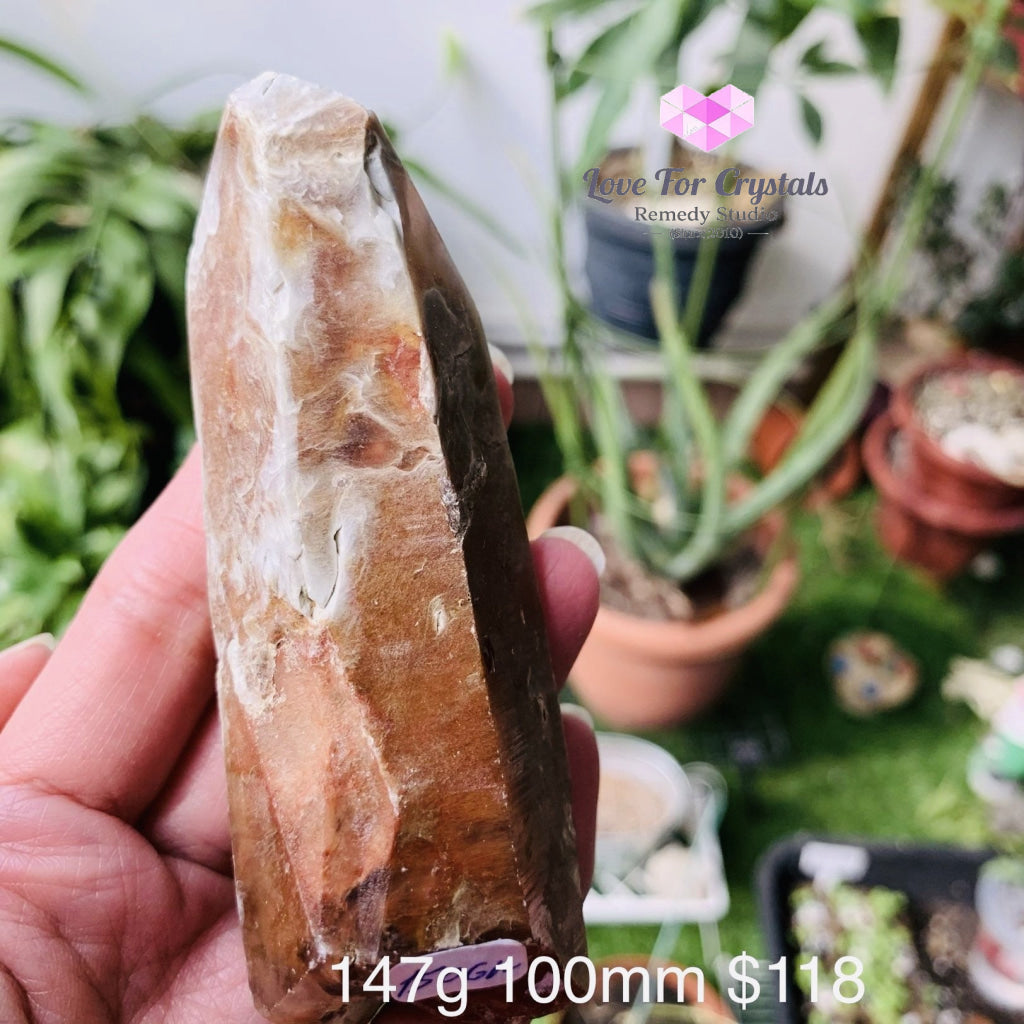 Angel Phantom Quartz (Brazil) Rare (Amphibole) 147G 100Mm Raw Stones