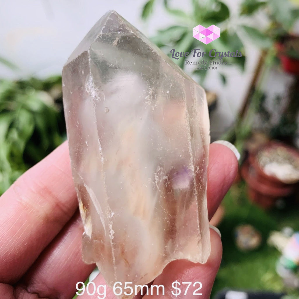 Angel Phantom Quartz (Brazil) Rare (Amphibole) 90G 65Mm Raw Stones