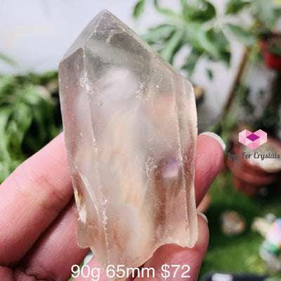 Angel Phantom Quartz (Brazil) Rare (Amphibole) 90G 65Mm Raw Stones