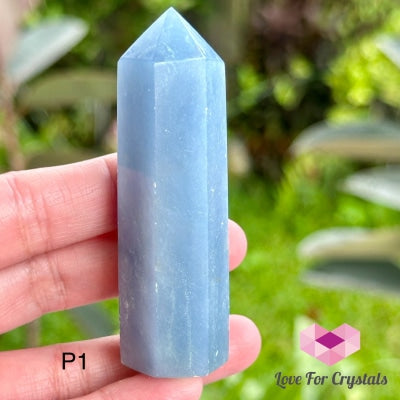 Angelite Tower Point (Peru) Photo 1 Polished Crystals