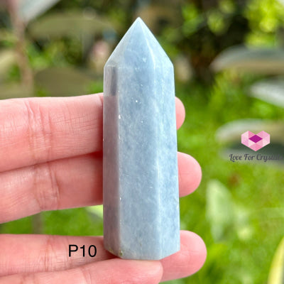 Angelite Tower Point (Peru) Photo 10 Polished Crystals