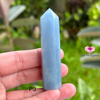 Angelite Tower Point (Peru) Photo 3 Polished Crystals