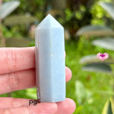 Angelite Tower Point (Peru) Photo 9 Polished Crystals