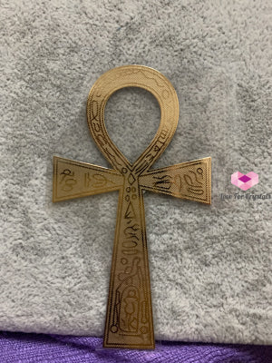 Ankh Metallic Golden Sticker 7.5Cm Metaphysical Tool