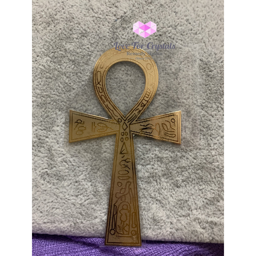 Ankh Metallic Golden Sticker 7.5Cm Metaphysical Tool