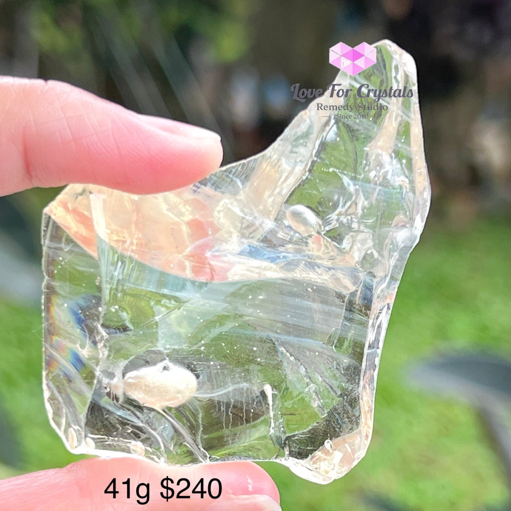 Archangel Metatron Platinum Gold Andara Crystal 41G