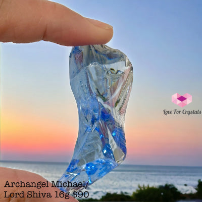 Archangel Michael / Lord Shiva Andara Crystal 16G Crystals