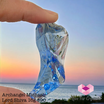 Archangel Michael / Lord Shiva Andara Crystal 16G Crystals