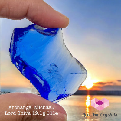 Archangel Michael / Lord Shiva Andara Crystal 19.1G Crystals