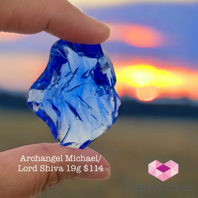 Archangel Michael / Lord Shiva Andara Crystal 19G Crystals