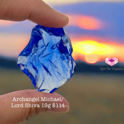 Archangel Michael / Lord Shiva Andara Crystal 19G Crystals
