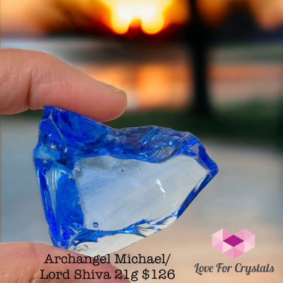 Archangel Michael / Lord Shiva Andara Crystal 21G Crystals